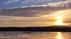 Sunset on the Solway