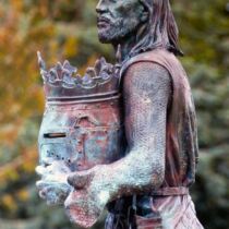 Edward I statue at Burgh by Sands Edward I statue at Burgh by Sands