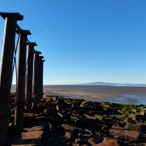 Remains of the Solway viaduct Remains of the Solway viaduct